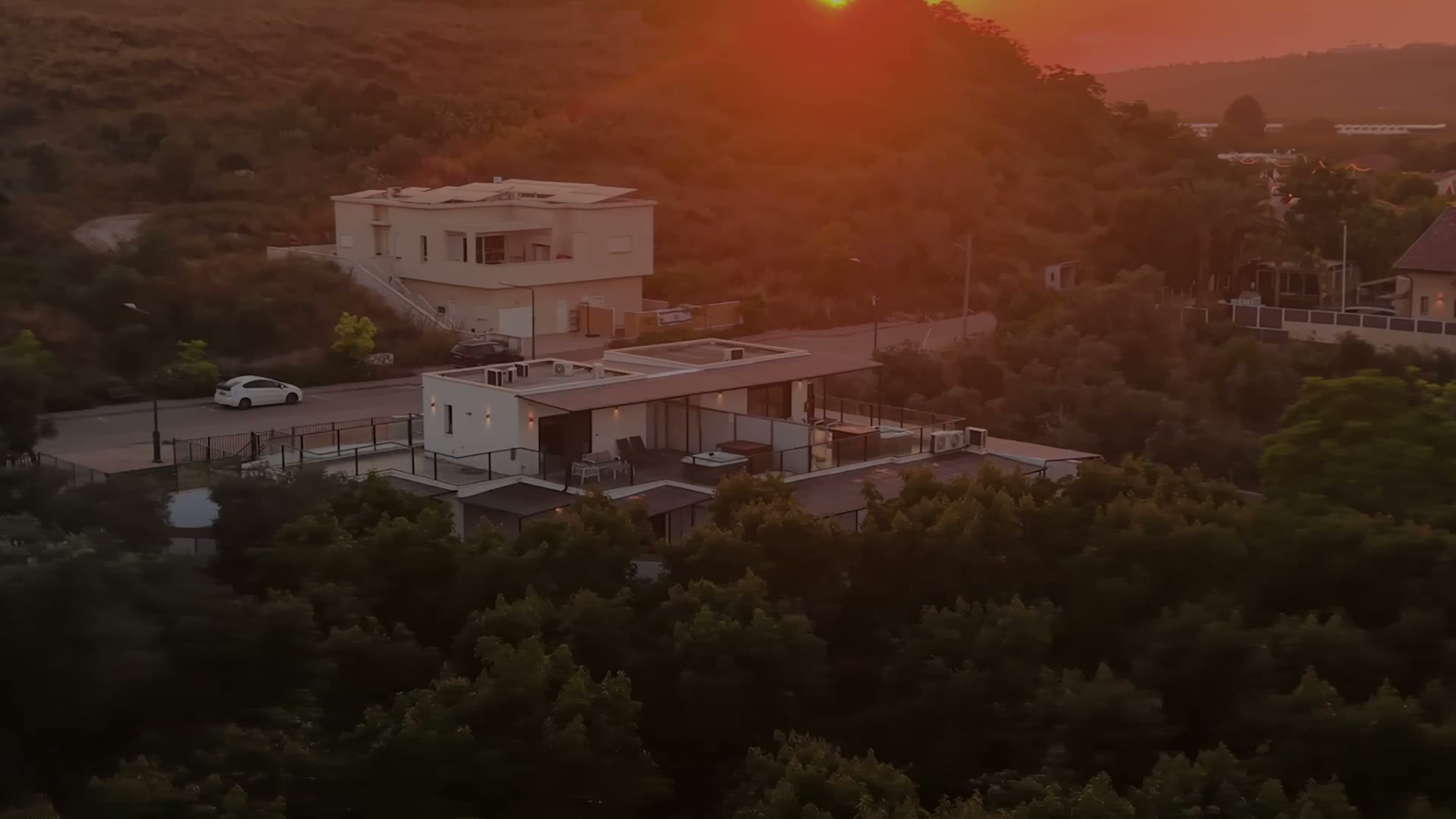 Collina Verde at sunset over the Western Galilee